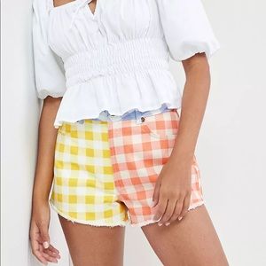 Farm Rio Gingham Shorts XS
